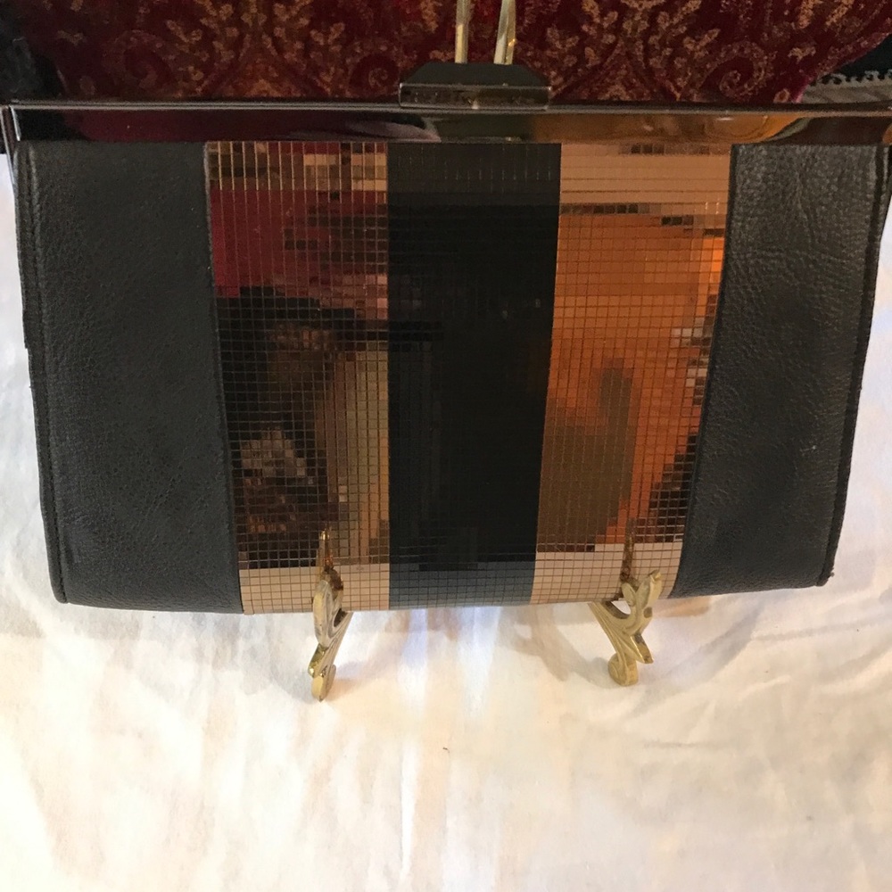 Rachel Rachel Roy Clutch w/ Metallic Accents; New - Picture 7 of 8